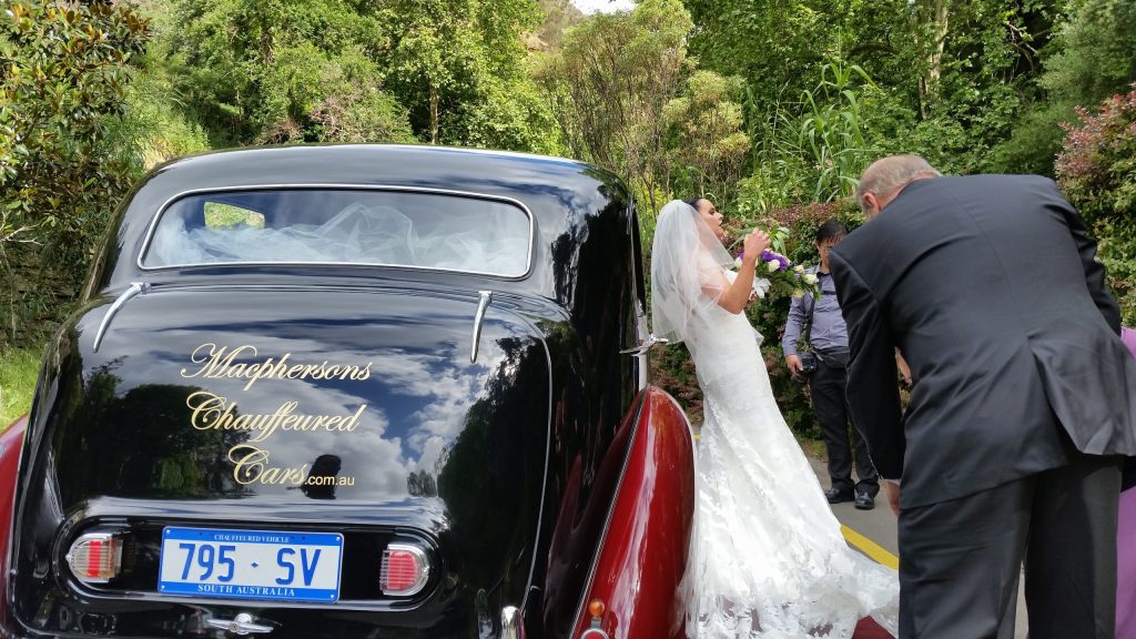 Bernie — wedding car photograph