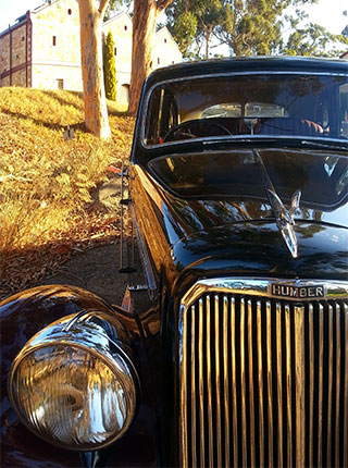 Macphersons wedding car photograph