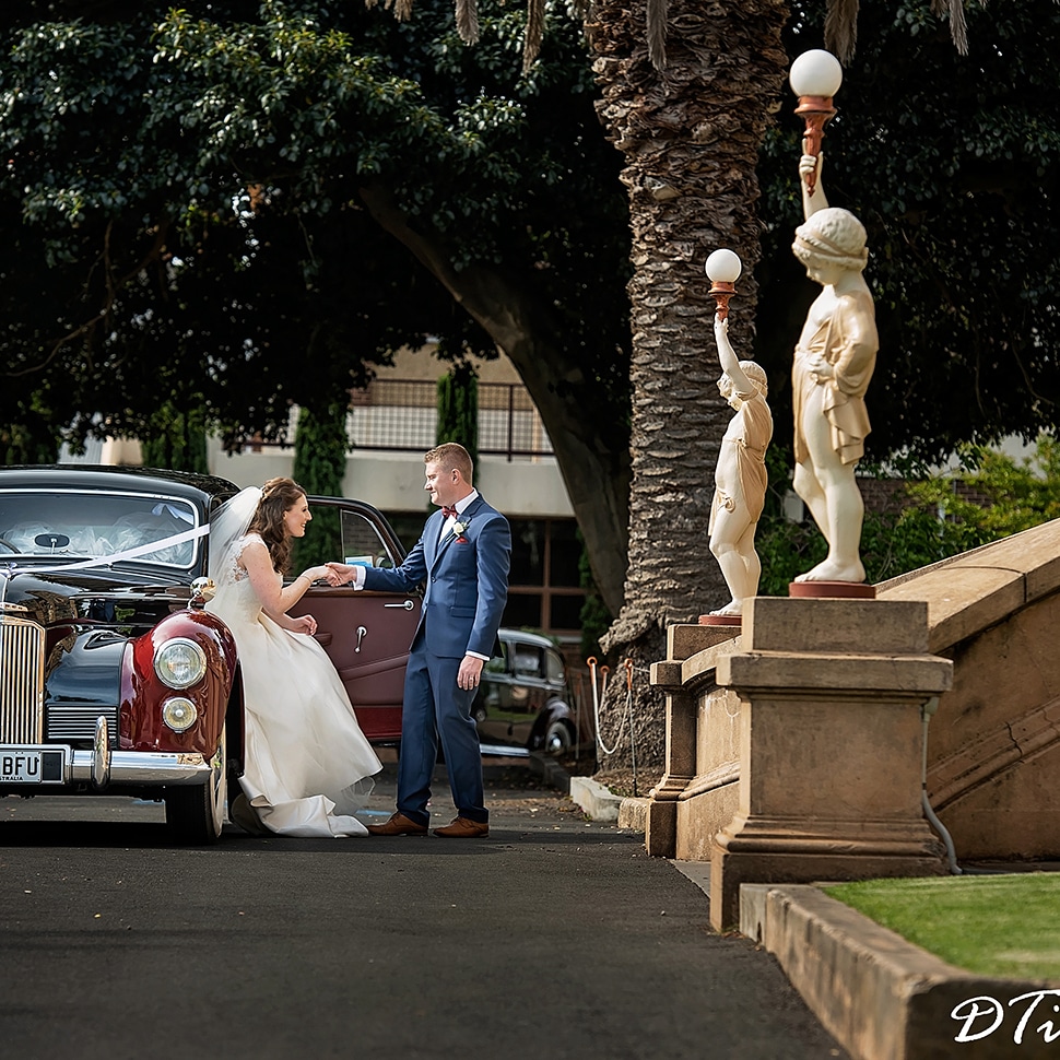Bernie — wedding car photograph