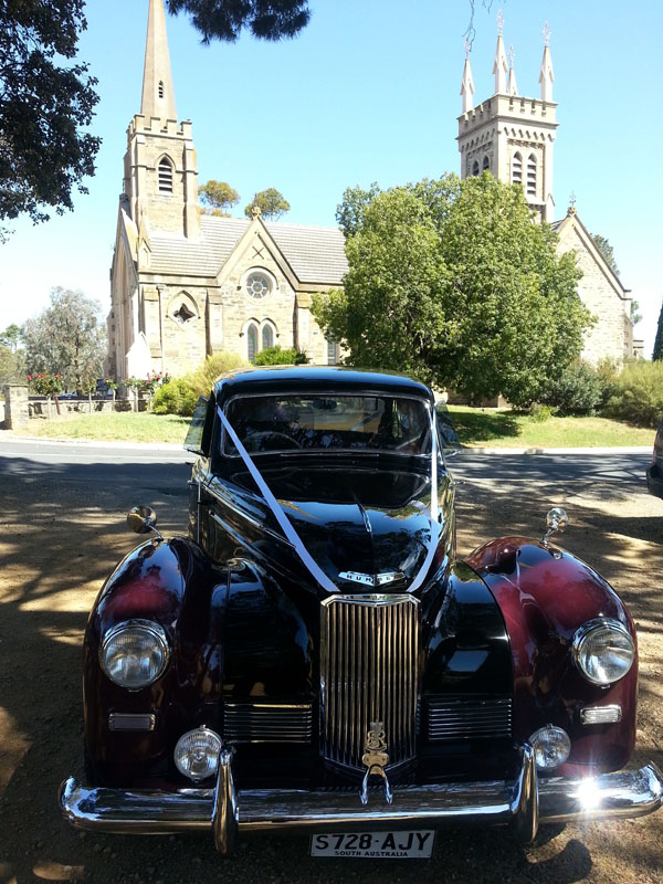 Macphersons wedding car photograph