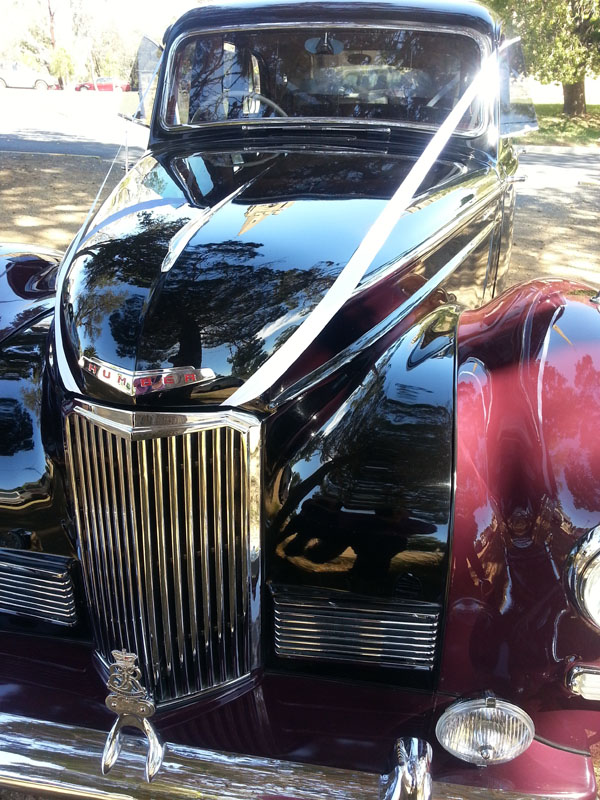 Macphersons wedding car photograph