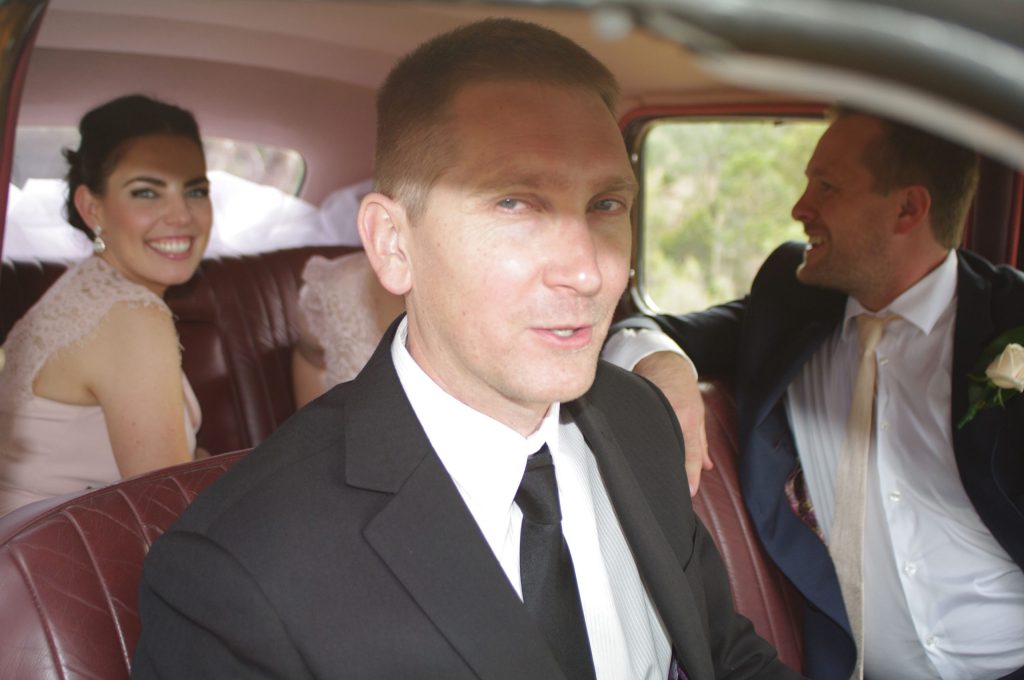 Bonnie — wedding car photograph